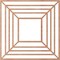 Ekena Millwork Raven Wood Fretwork Pierced Ceiling Medallion, Cherry, 24"OD x 8 3/4"ID x 3/8"T CMWP24X24X0375RACH - alternate 2